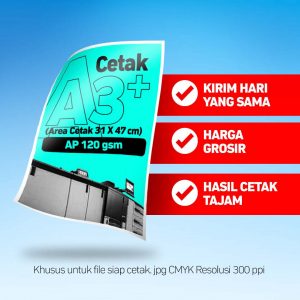 cetak art paper 120 gsm