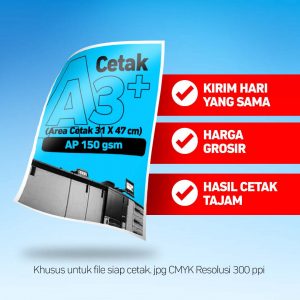 Cetak Art Paper 150 A3