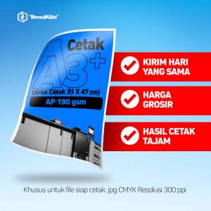 cetak art paper 190 a3