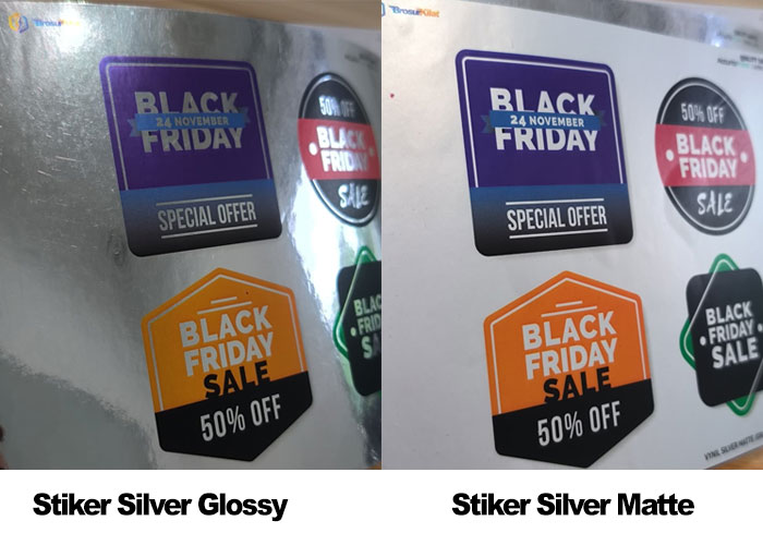 cetak stiker silver
