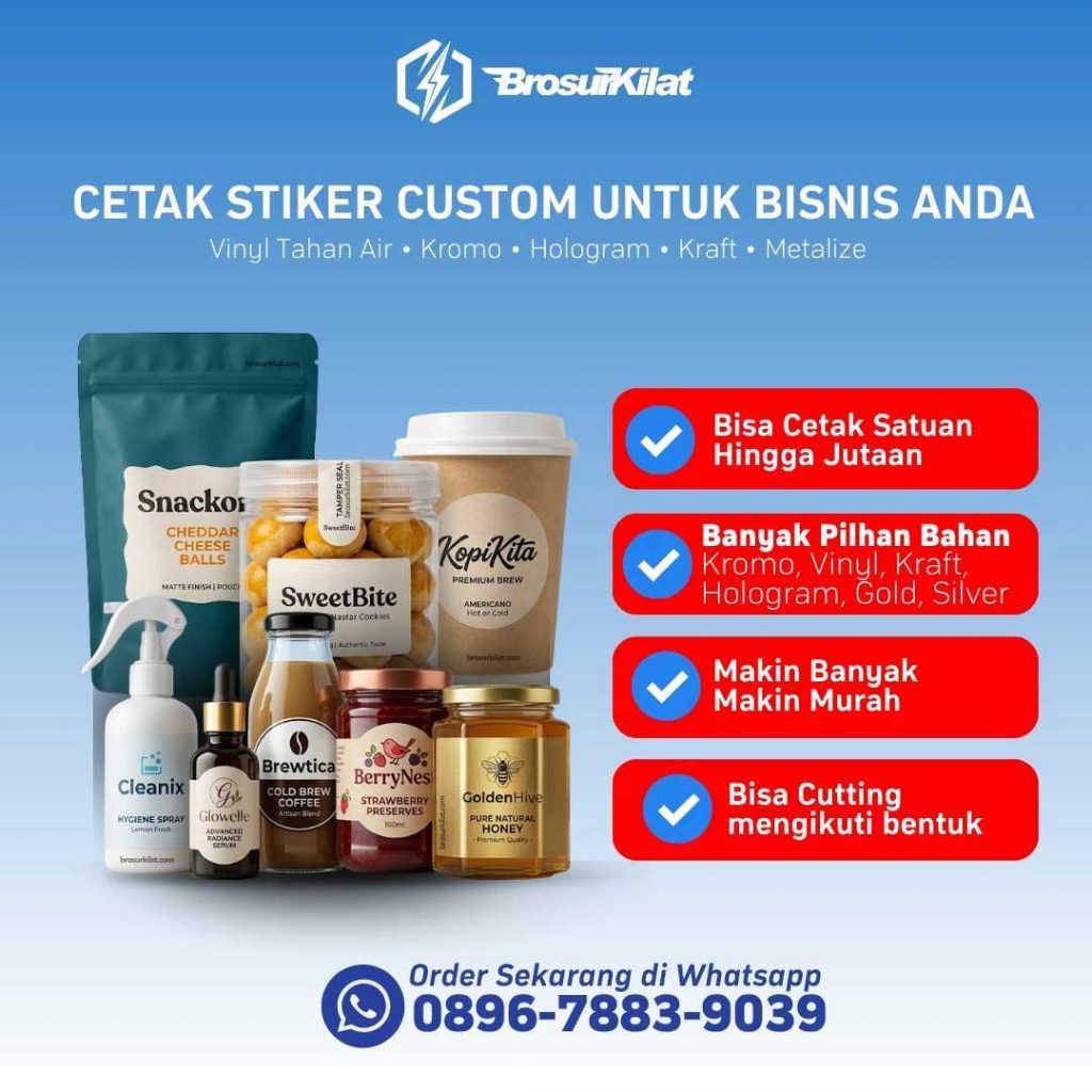 cetak stiker custom untuk bisnis anda